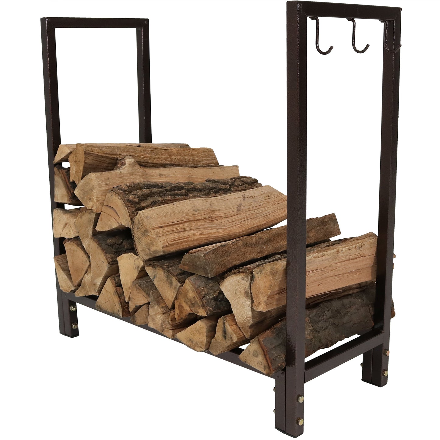 Indoor/Outdoor Steel Firewood Log Holder - 30'