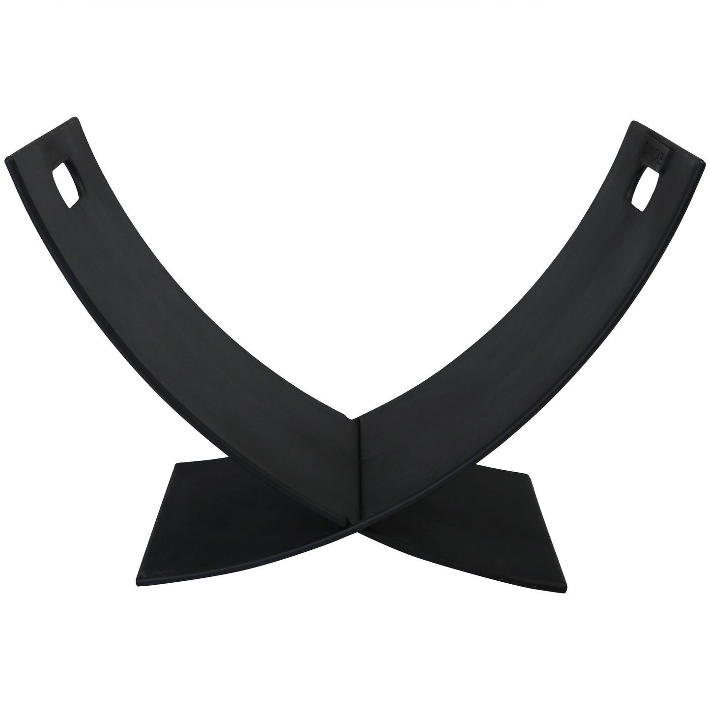 Black Steel Curved Log Holder - 30'