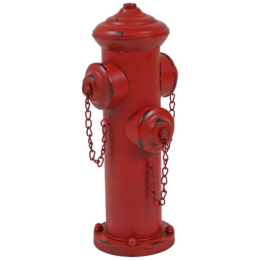 Fire Hydrant Dog Pee Post Metal Garden Statue