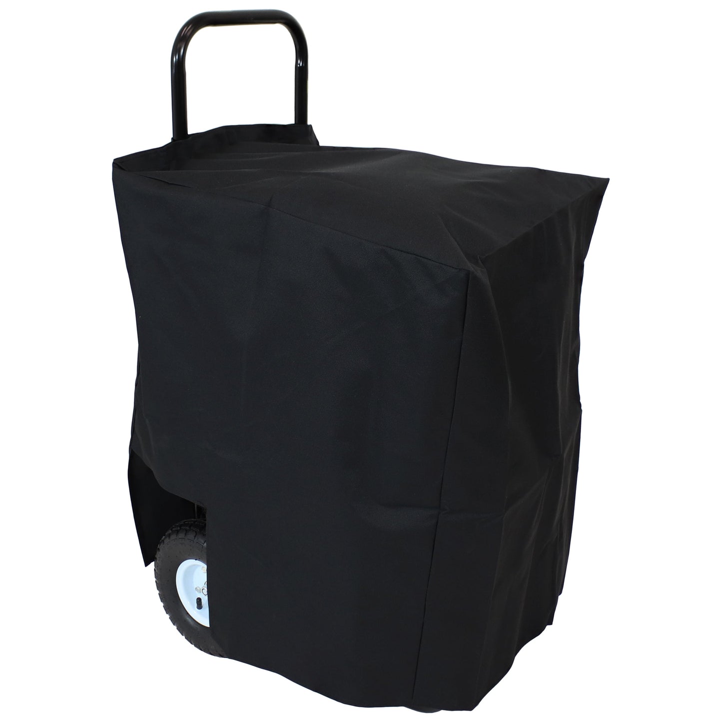 Heavy-Duty Firewood Log Cart with Wheels and Protective Cover