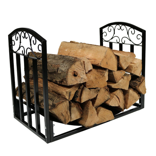2' Indoor/Outdoor Decorative Fireplace Log Holder